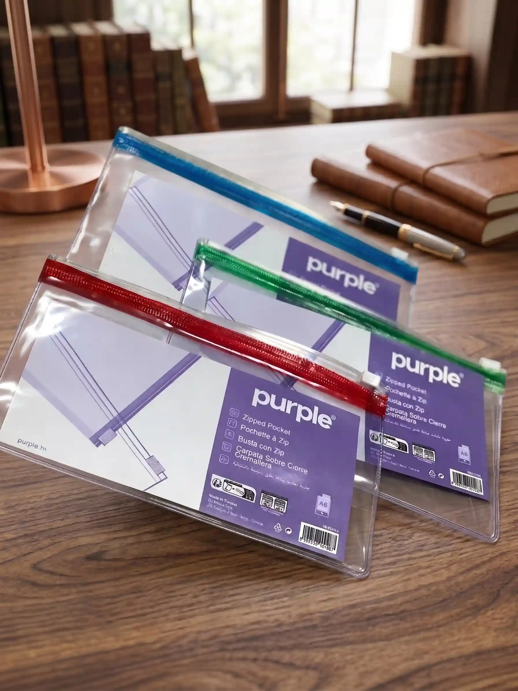 POCHETTE ZIP A6