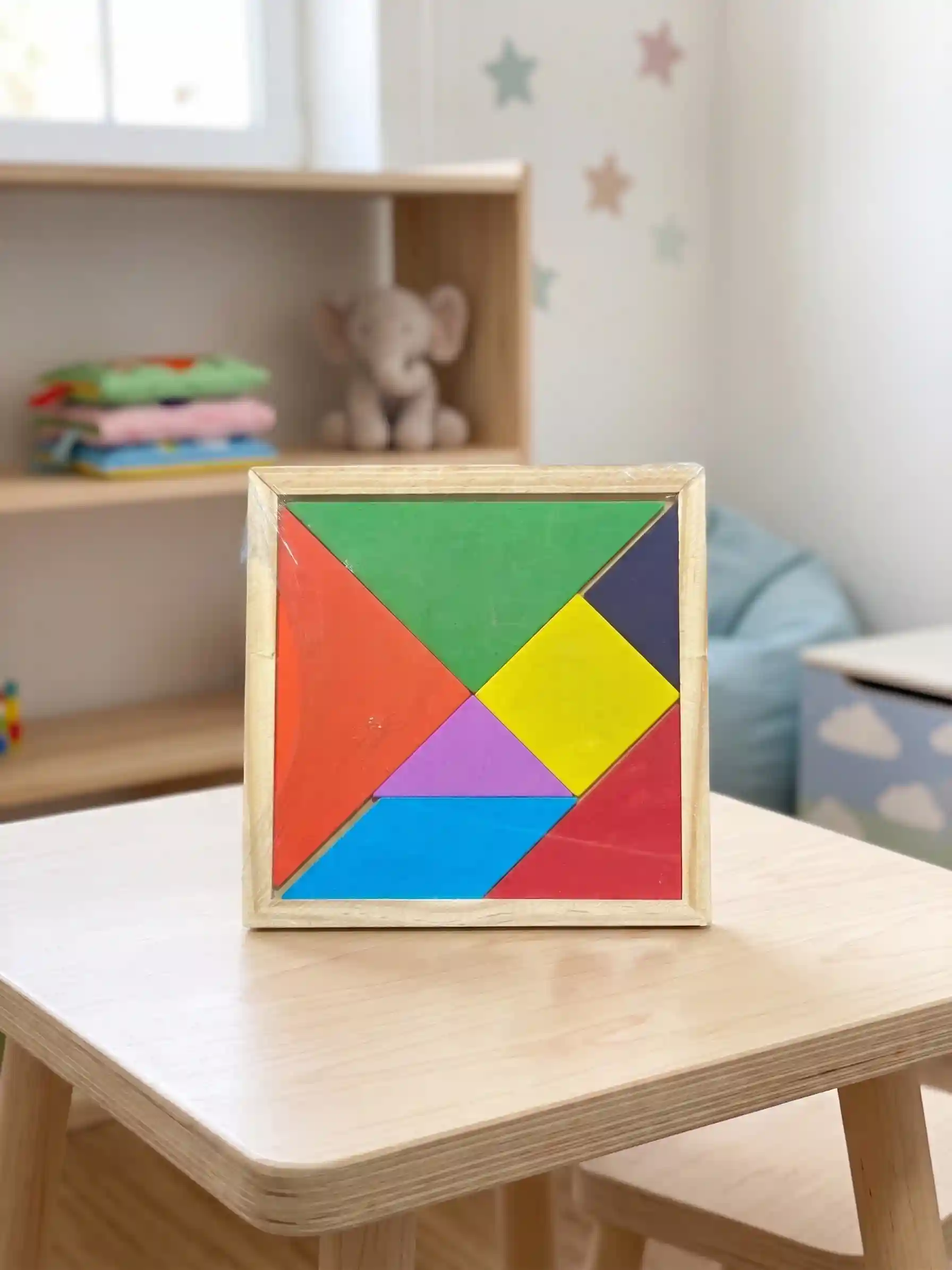 JEU PUZZLE TANGRAM EN BOIS